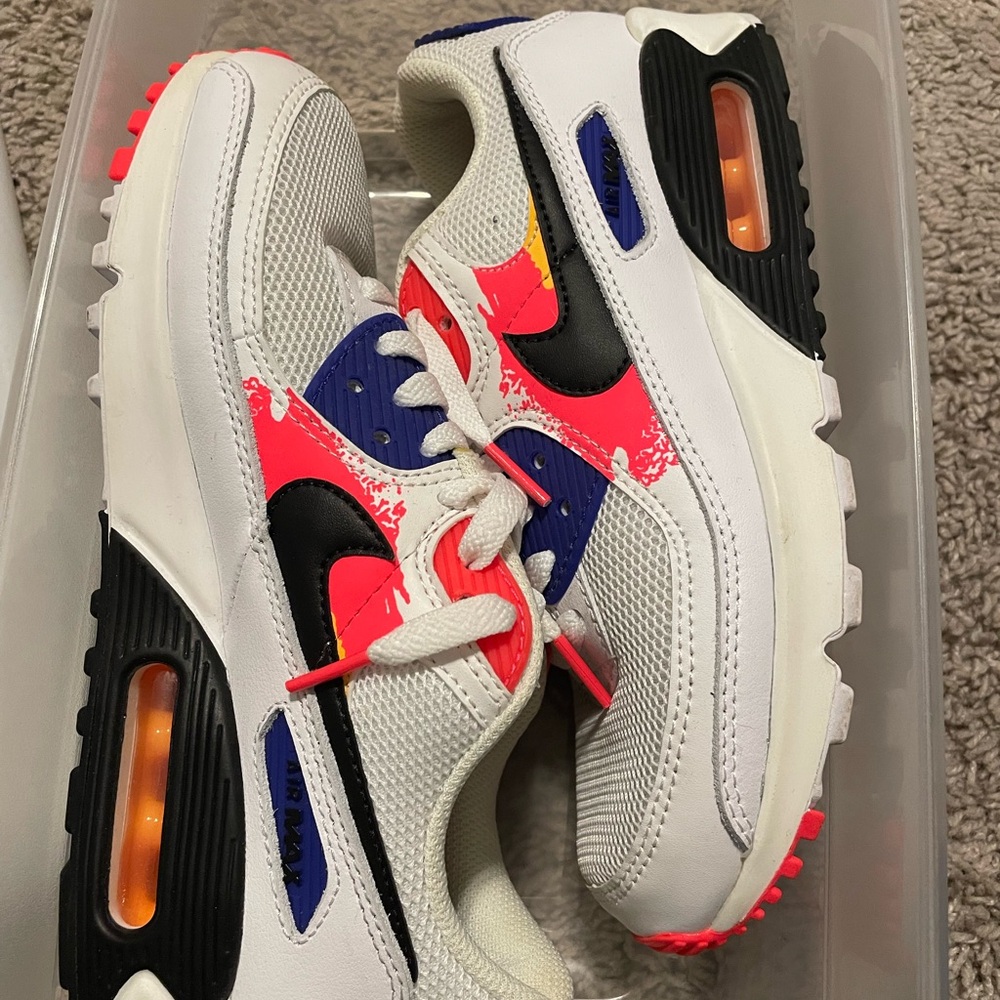 Nike womens Sneakers White, Pink, and Black